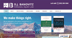 Desktop Screenshot of coloradoinjuryfirm.com